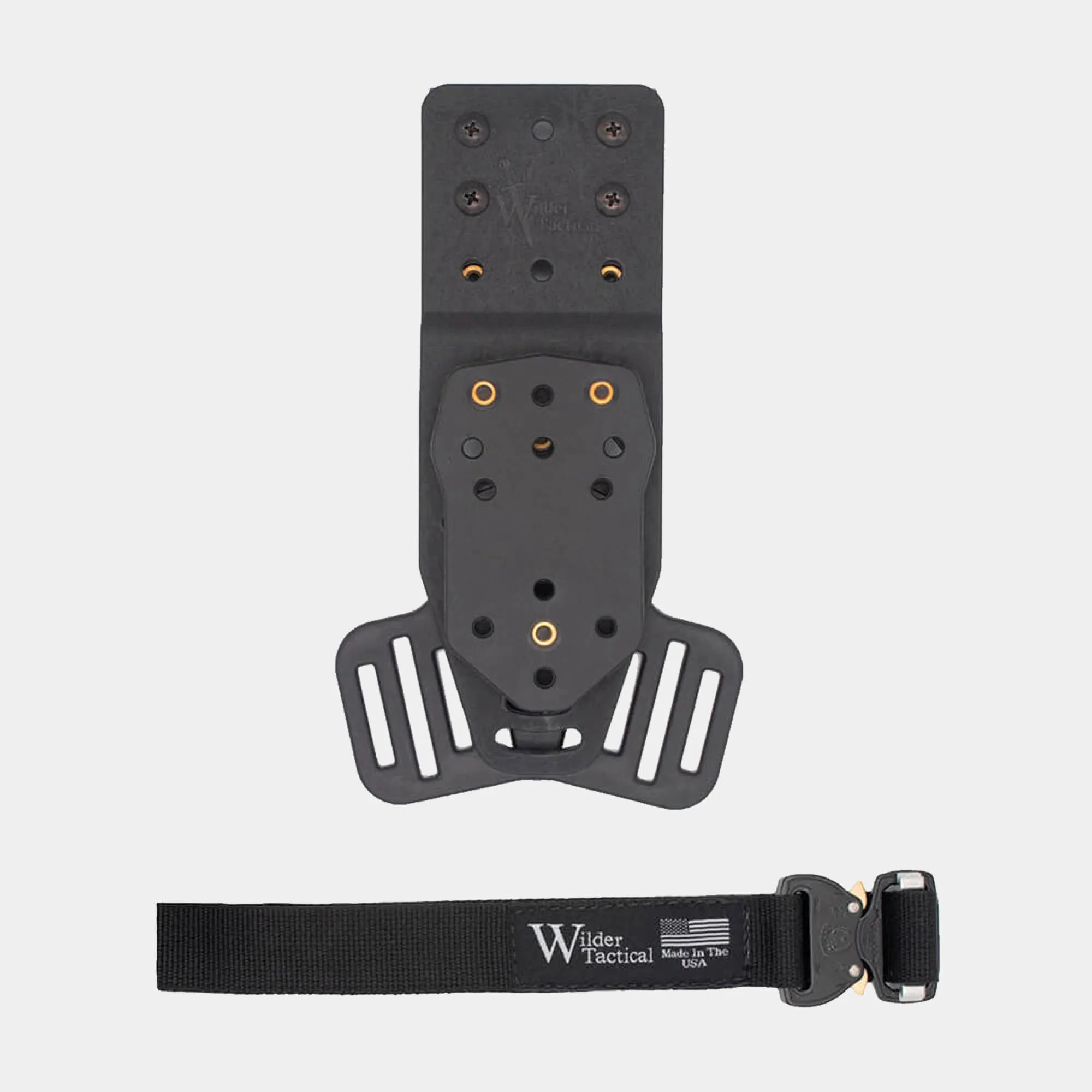 PLATAFORMA MHP CON ADAPTADOR PARA LEG STRAP Y QLS / MHP ADAPTER  WILDER TACTICAL