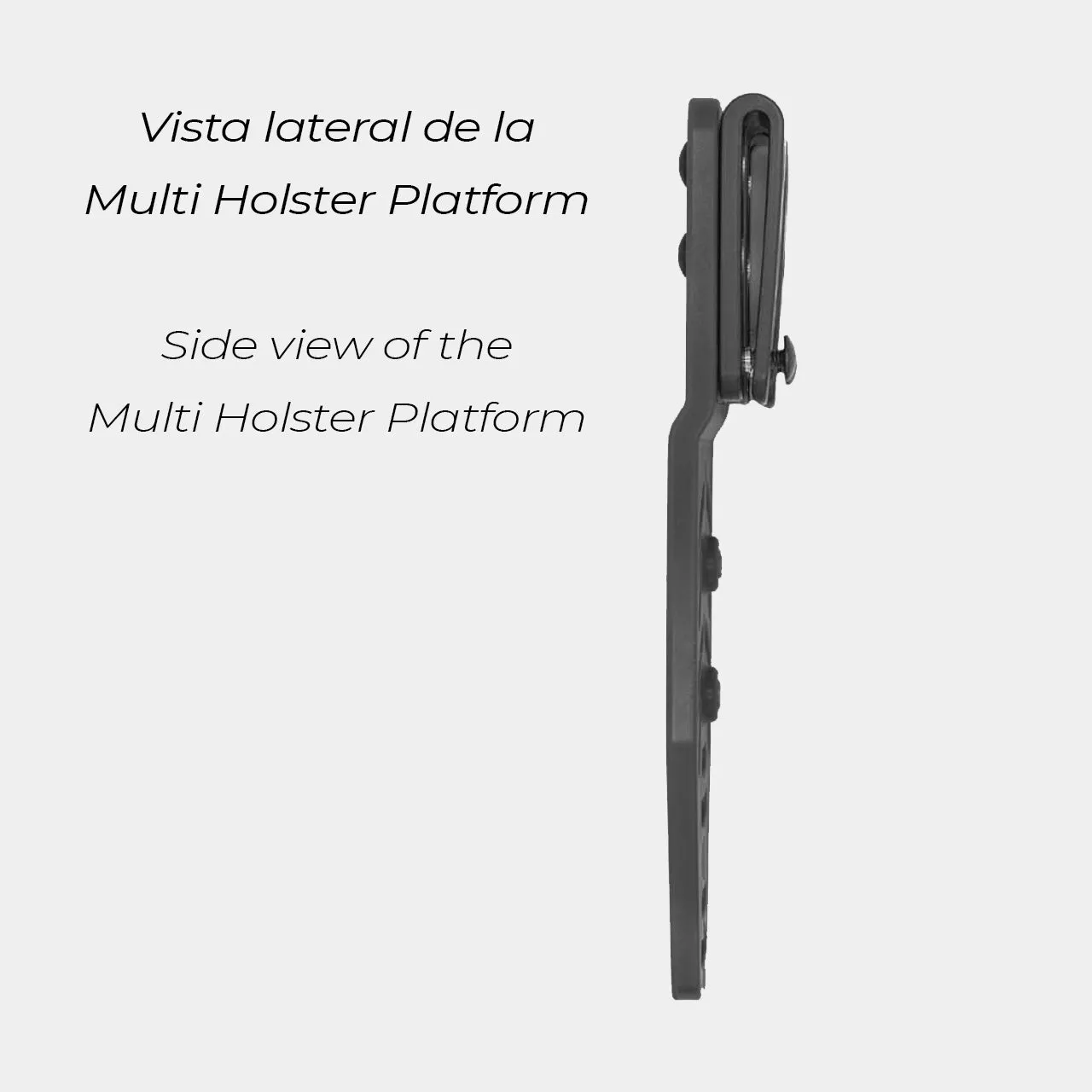 PLATAFORMA MHP CON ADAPTADOR PARA LEG STRAP Y QLS / MHP ADAPTER  WILDER TACTICAL