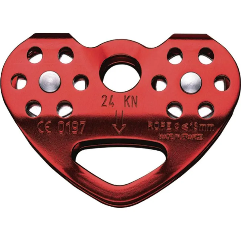 Polea doble PETZL Tandem (Rojo)