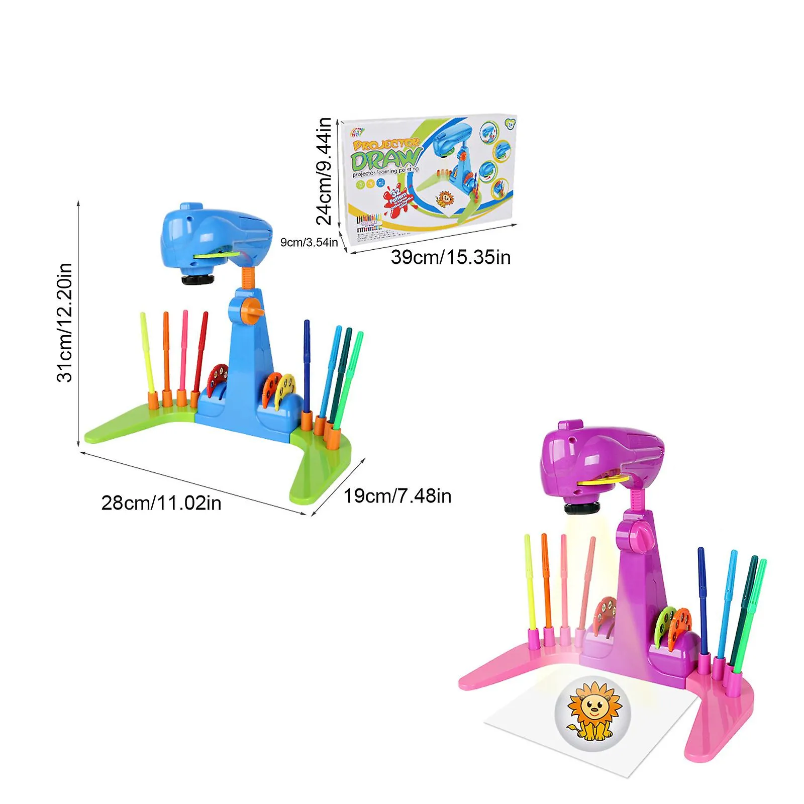 Proyector De Dibujo Para Niños, Juguete De Proyector De Trazar Y Dibujar Para Niños Pequeños