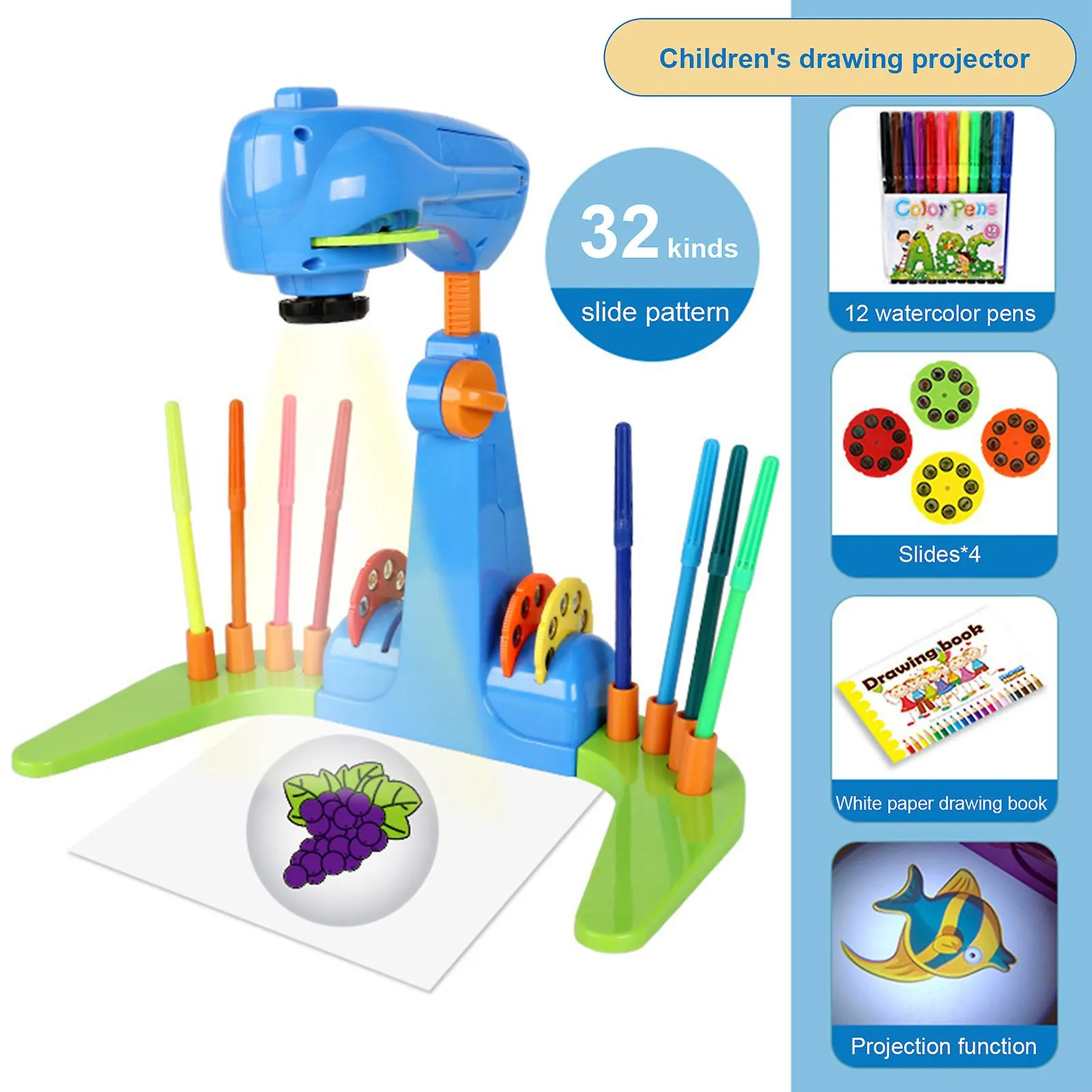 Proyector De Dibujo Para Niños, Juguete De Proyector De Trazar Y Dibujar Para Niños Pequeños