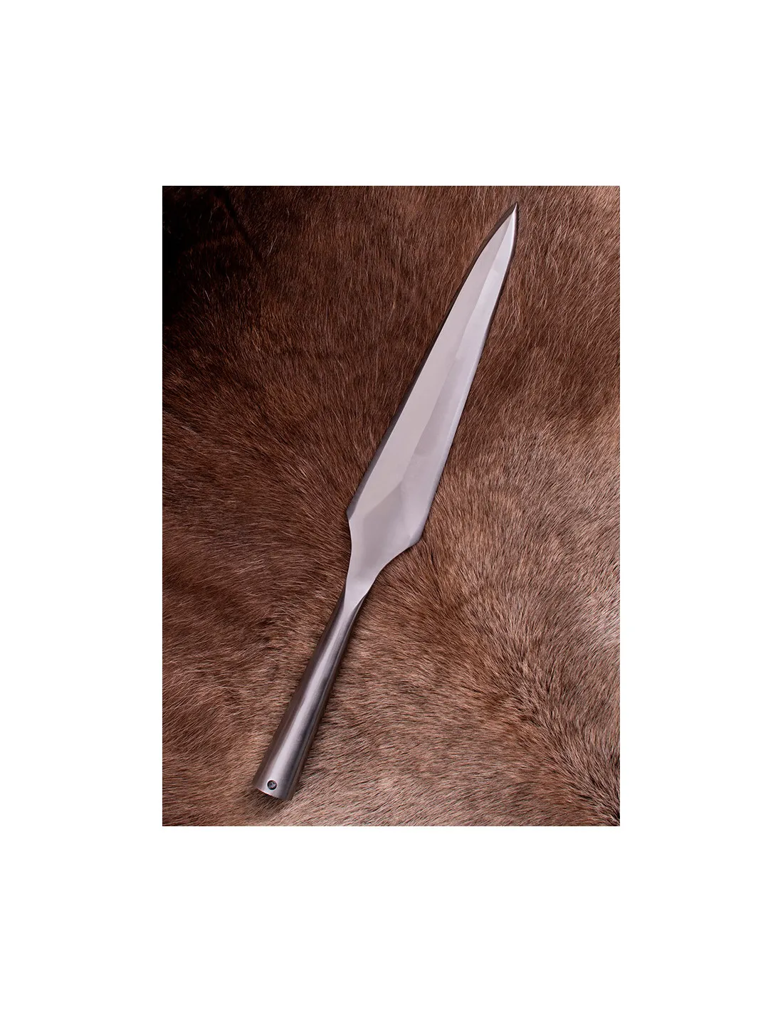 Punta de lanza vikinga y medieval, 45,5 cm.