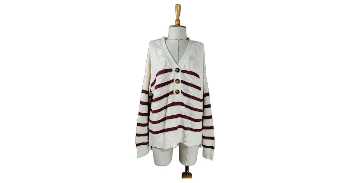Rachel Zoe Prendas de punto Roja Multicolor Beige 
