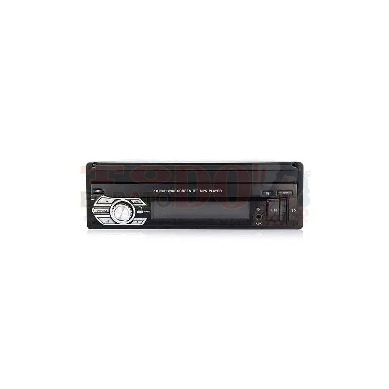 Radio Carro Mp5 Pantalla Retractil Bluetoth Mirror Link 1DIN
