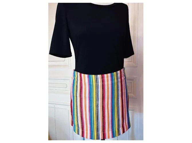REGINA RUBENS FALDA RAMIE BAYADERE T 36/38 Multicolor 