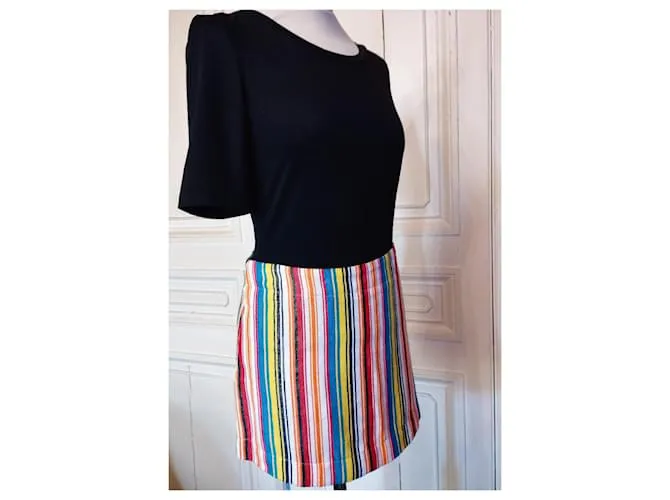 REGINA RUBENS FALDA RAMIE BAYADERE T 36/38 Multicolor 
