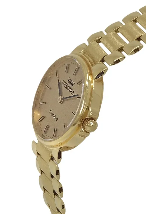 Reloj de oro para mujer marca Herodia 044_3368