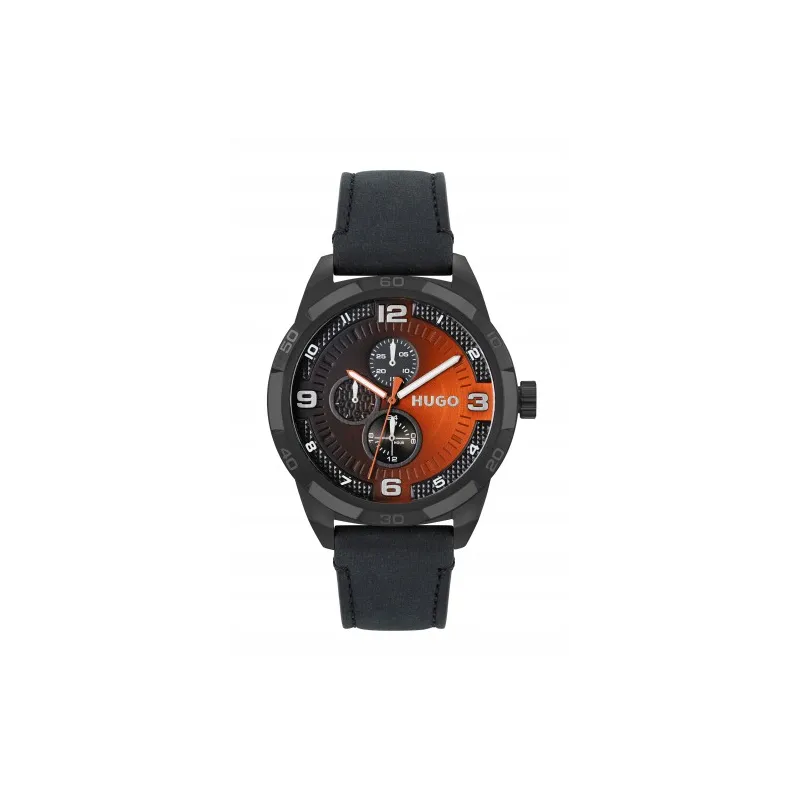 RELOJ HUGO BOSS HOMBRE GRIP PIEL NEGRO 1530275
