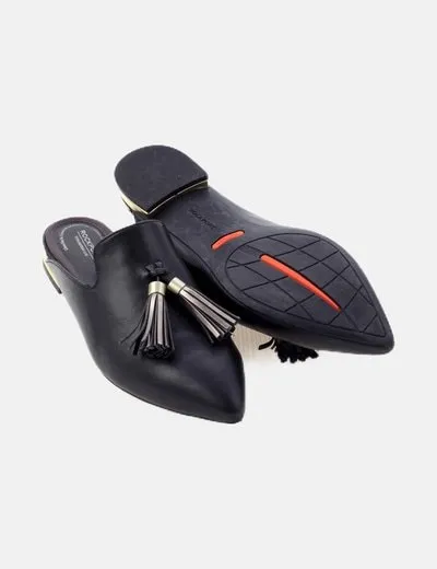 Rockport Mule negro borla