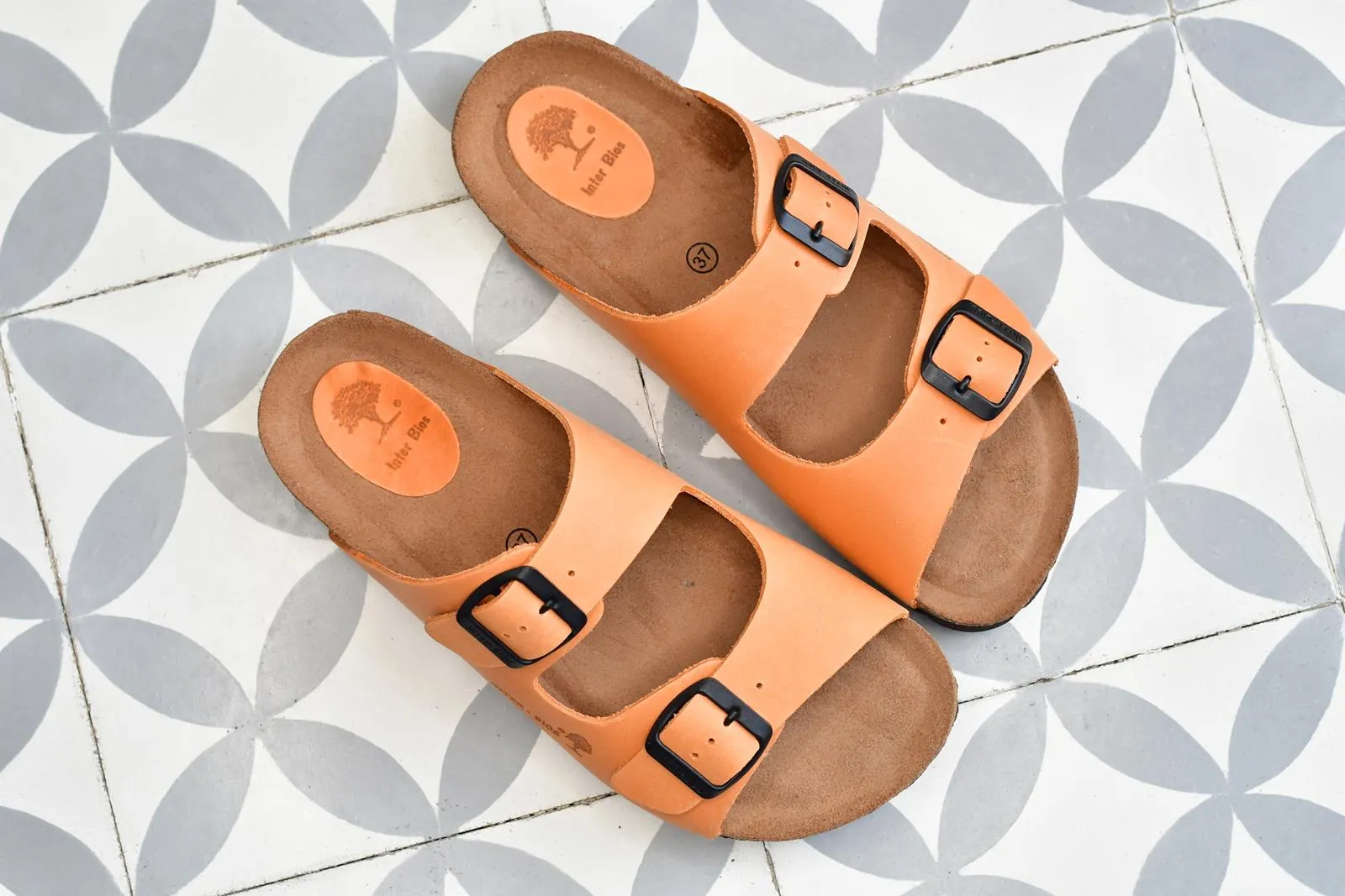 Sandalia Bio Dos Tiras Naranja