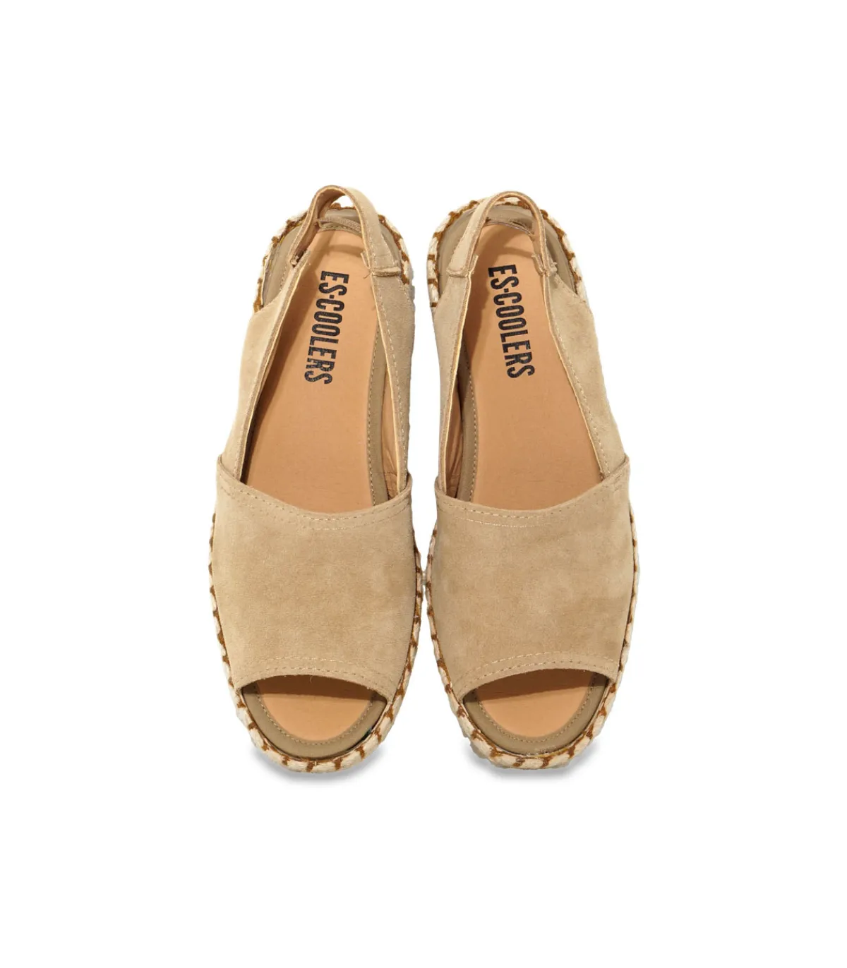 SANDALIA DE YUTE Y SERRAJE MUJER ESCOOLERS CADAQUÉS ESO65150