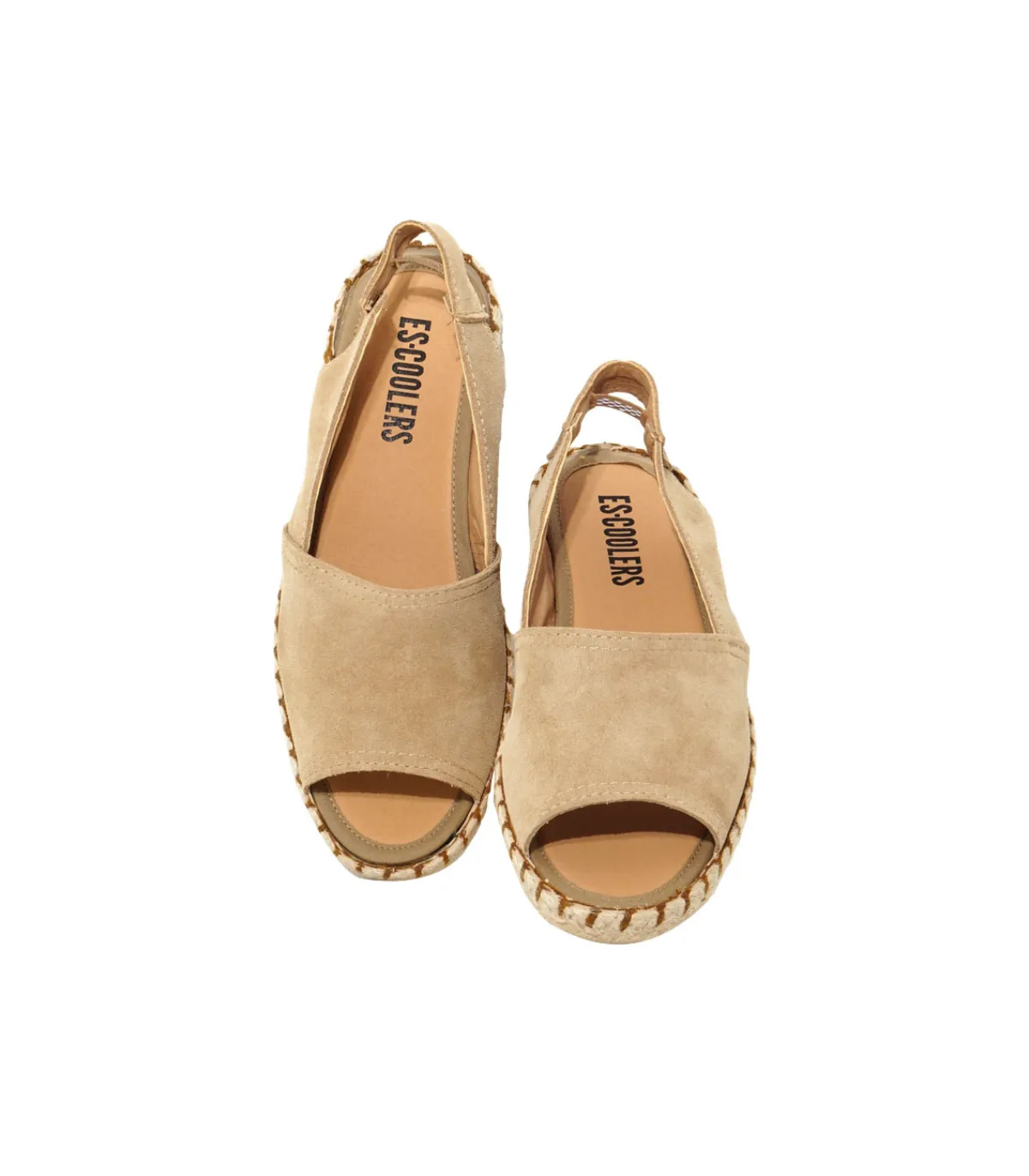 SANDALIA DE YUTE Y SERRAJE MUJER ESCOOLERS CADAQUÉS ESO65150