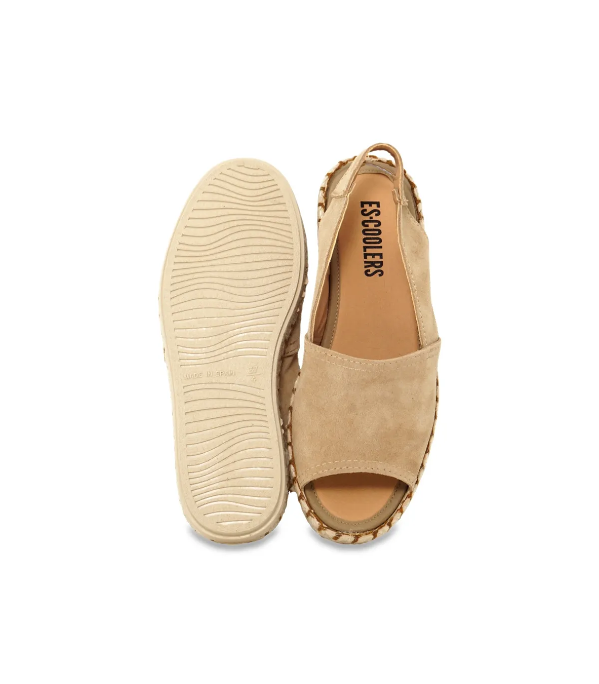 SANDALIA DE YUTE Y SERRAJE MUJER ESCOOLERS CADAQUÉS ESO65150