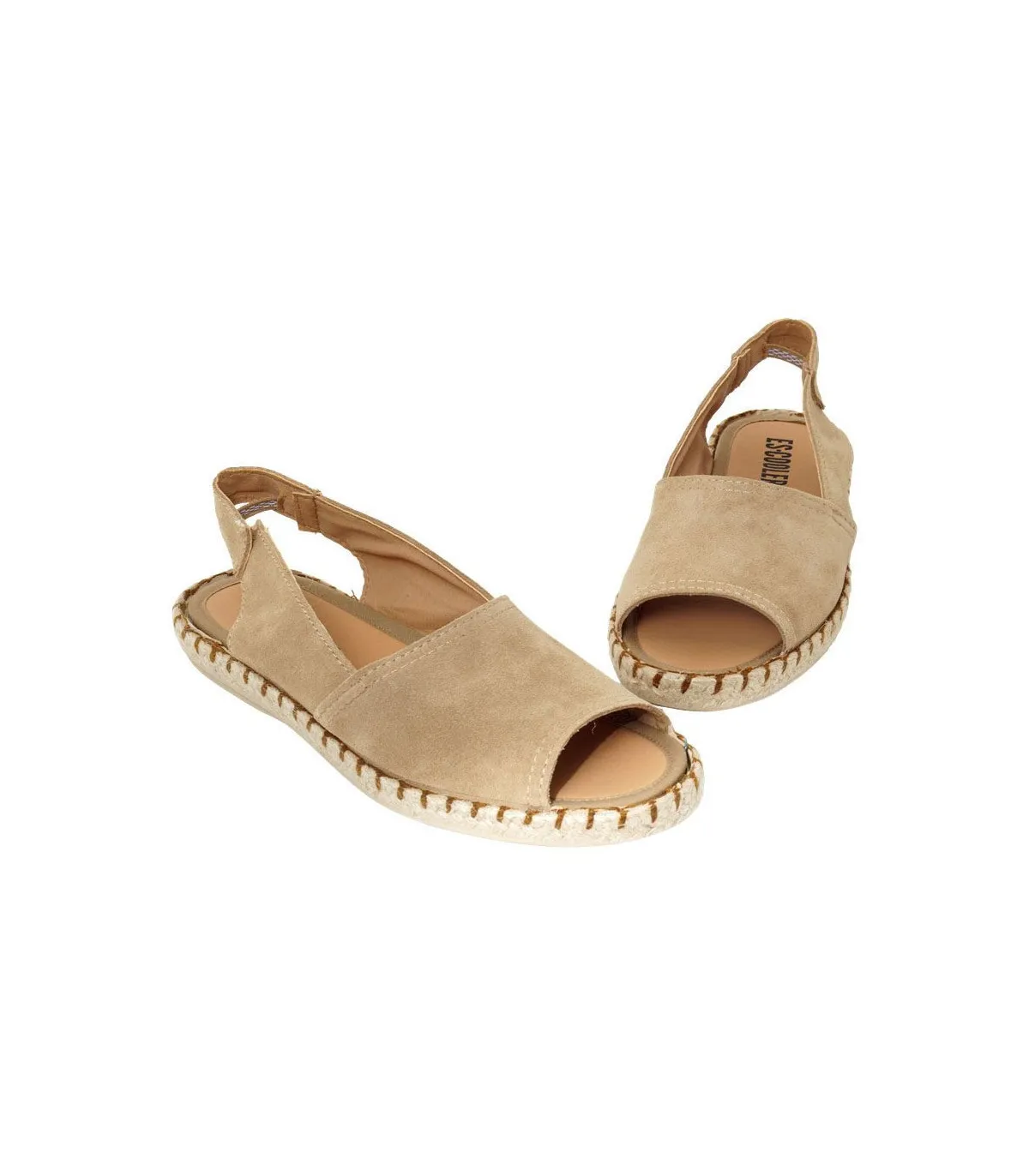 SANDALIA DE YUTE Y SERRAJE MUJER ESCOOLERS CADAQUÉS ESO65150