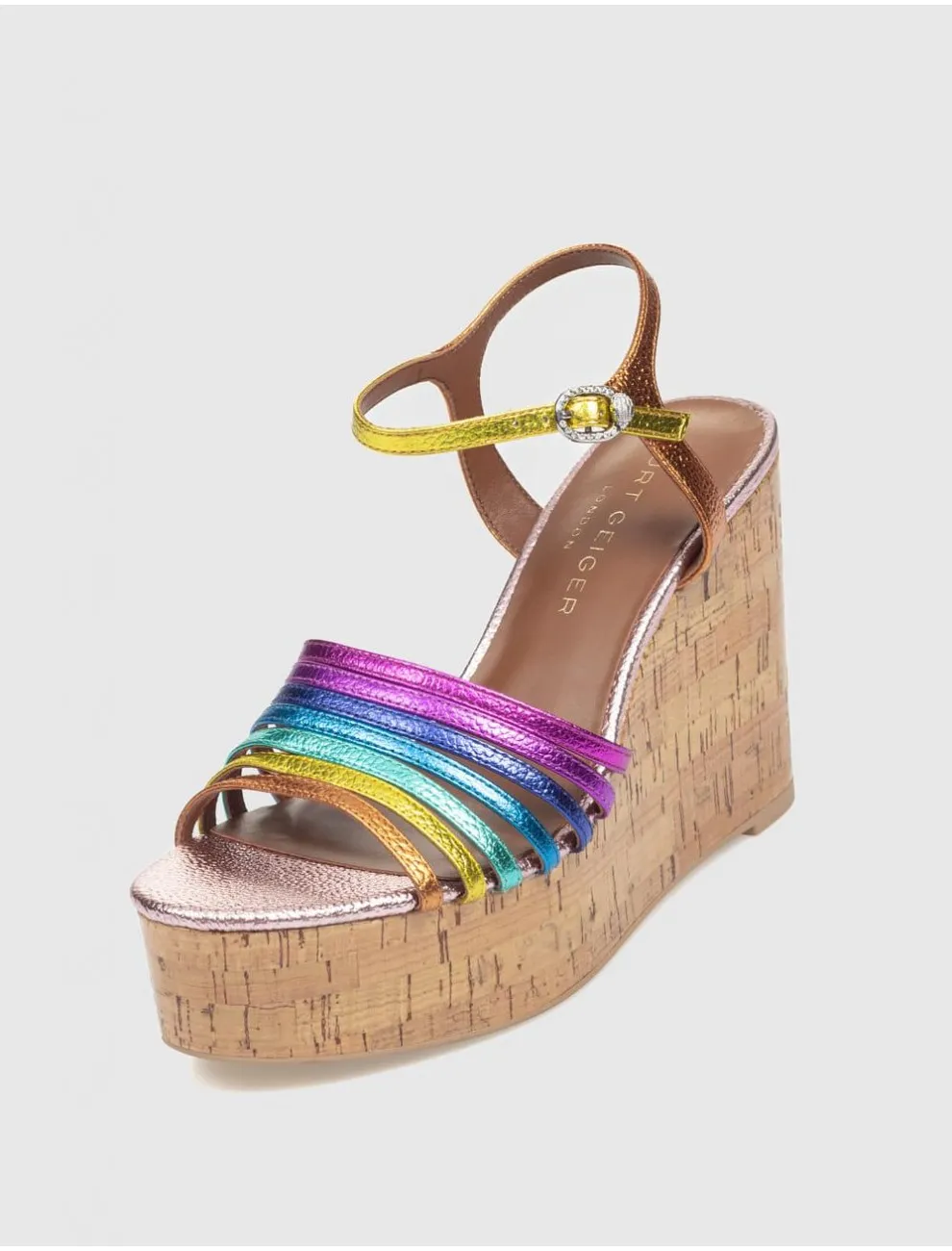 Sandalia Kurt Geiger Pierra 105 Wedge Multi