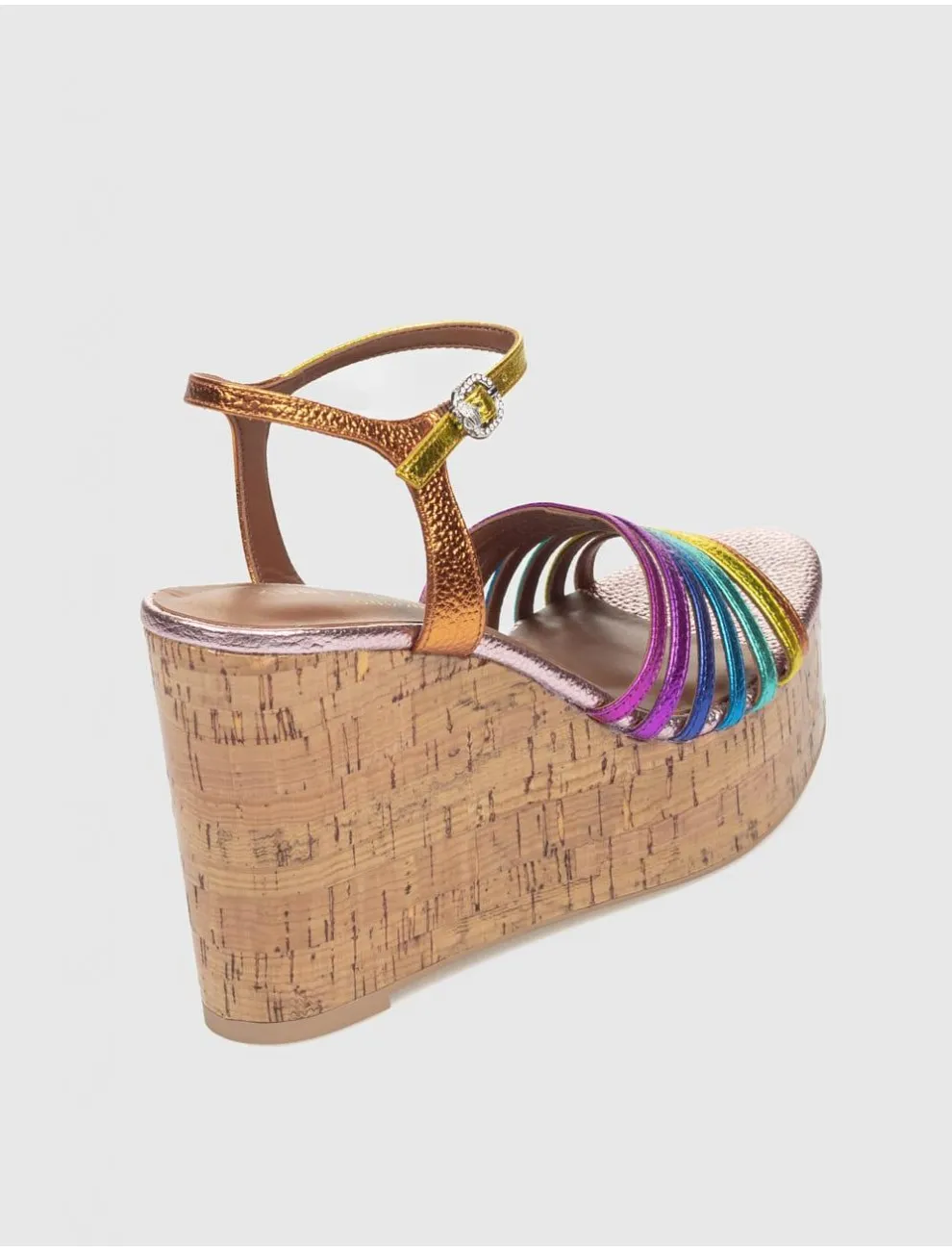 Sandalia Kurt Geiger Pierra 105 Wedge Multi