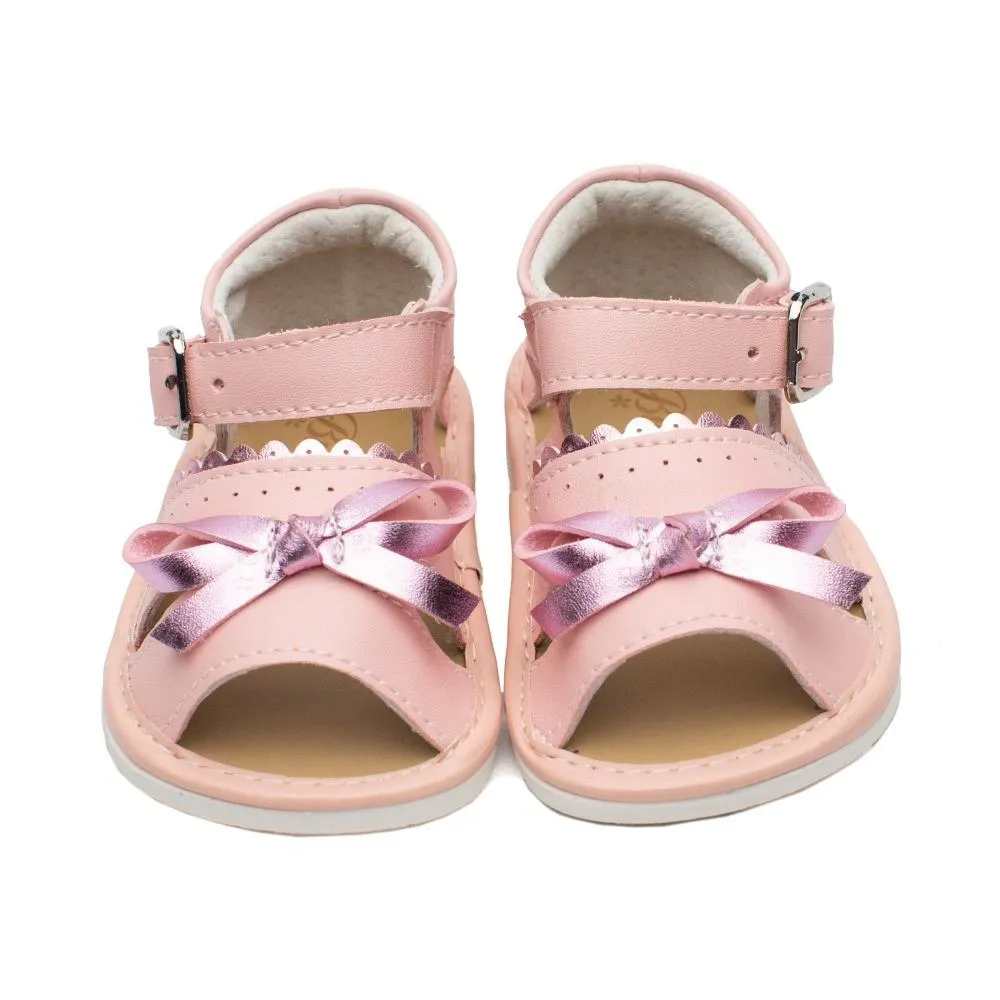 Sandalias Bebe Niña Rosa Modelo Maria