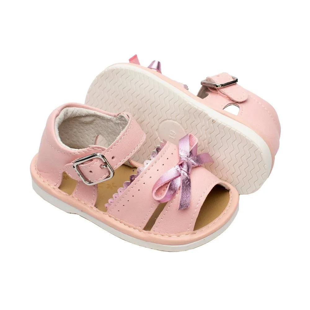 Sandalias Bebe Niña Rosa Modelo Maria