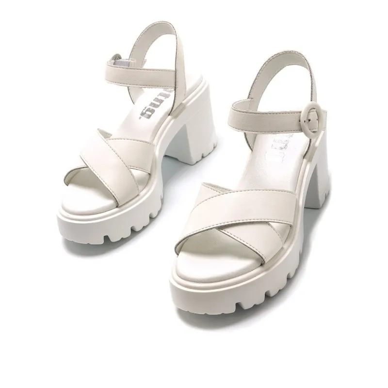 Sandalias Casual de Mujer MTNG EMELINE Blanco 56938