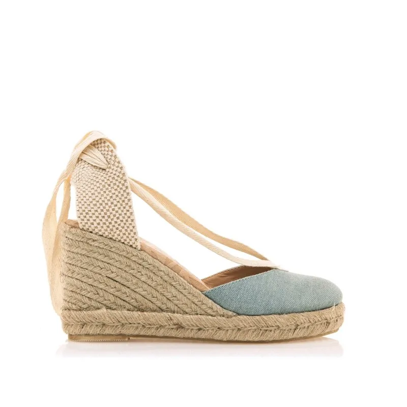 Sandalias Casual de Mujer MTNG LOUISA Azul 57018