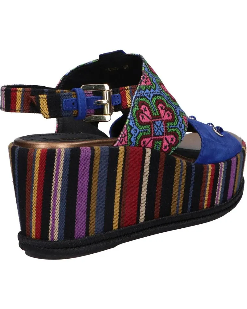 SANDALIAS DE MUJER GEOX D824VA 021AW D SAKELY C0042 ROYALBLACK