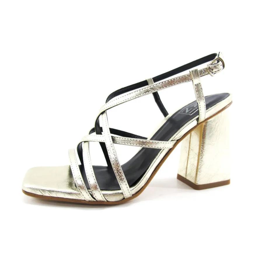 SANDALIAS JONI MUJER VESTIR PLATINO