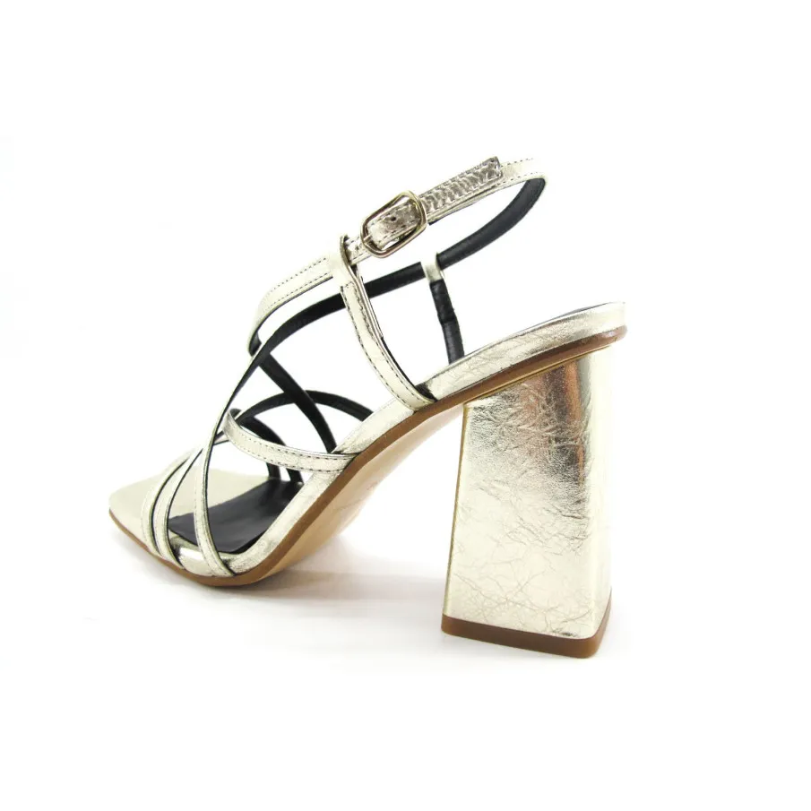 SANDALIAS JONI MUJER VESTIR PLATINO