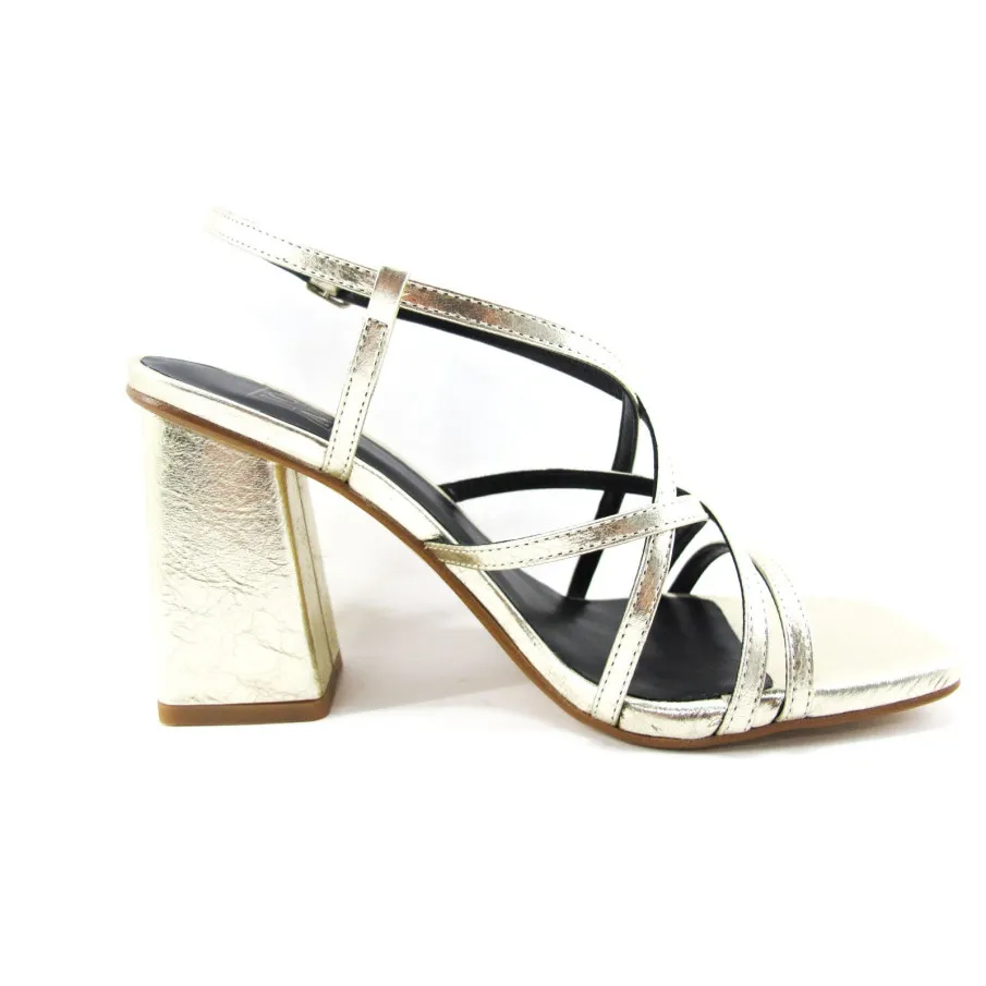 SANDALIAS JONI MUJER VESTIR PLATINO