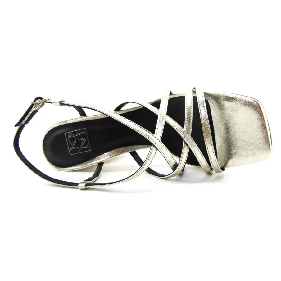 SANDALIAS JONI MUJER VESTIR PLATINO