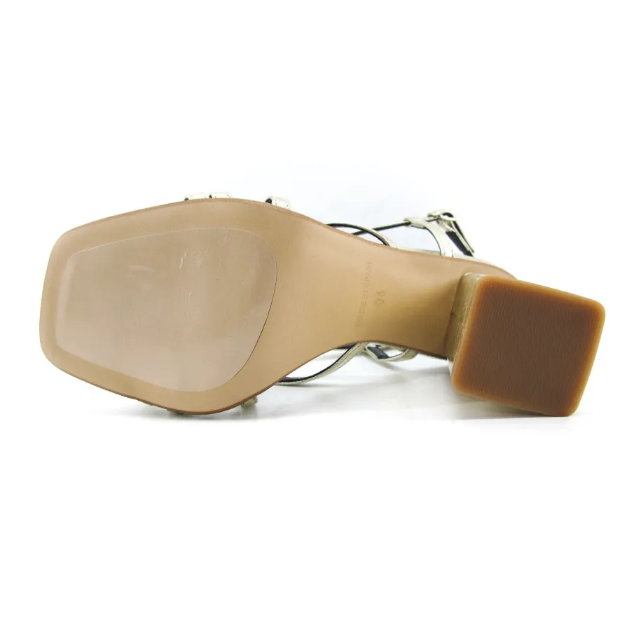 SANDALIAS JONI MUJER VESTIR PLATINO
