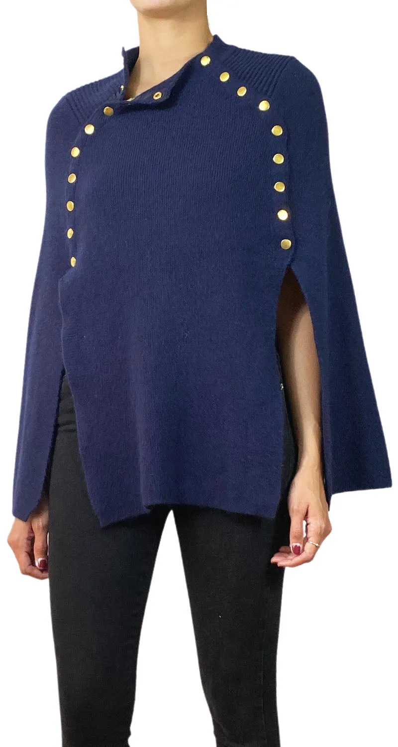 SAVILLE ROW Poncho Azul Marino
