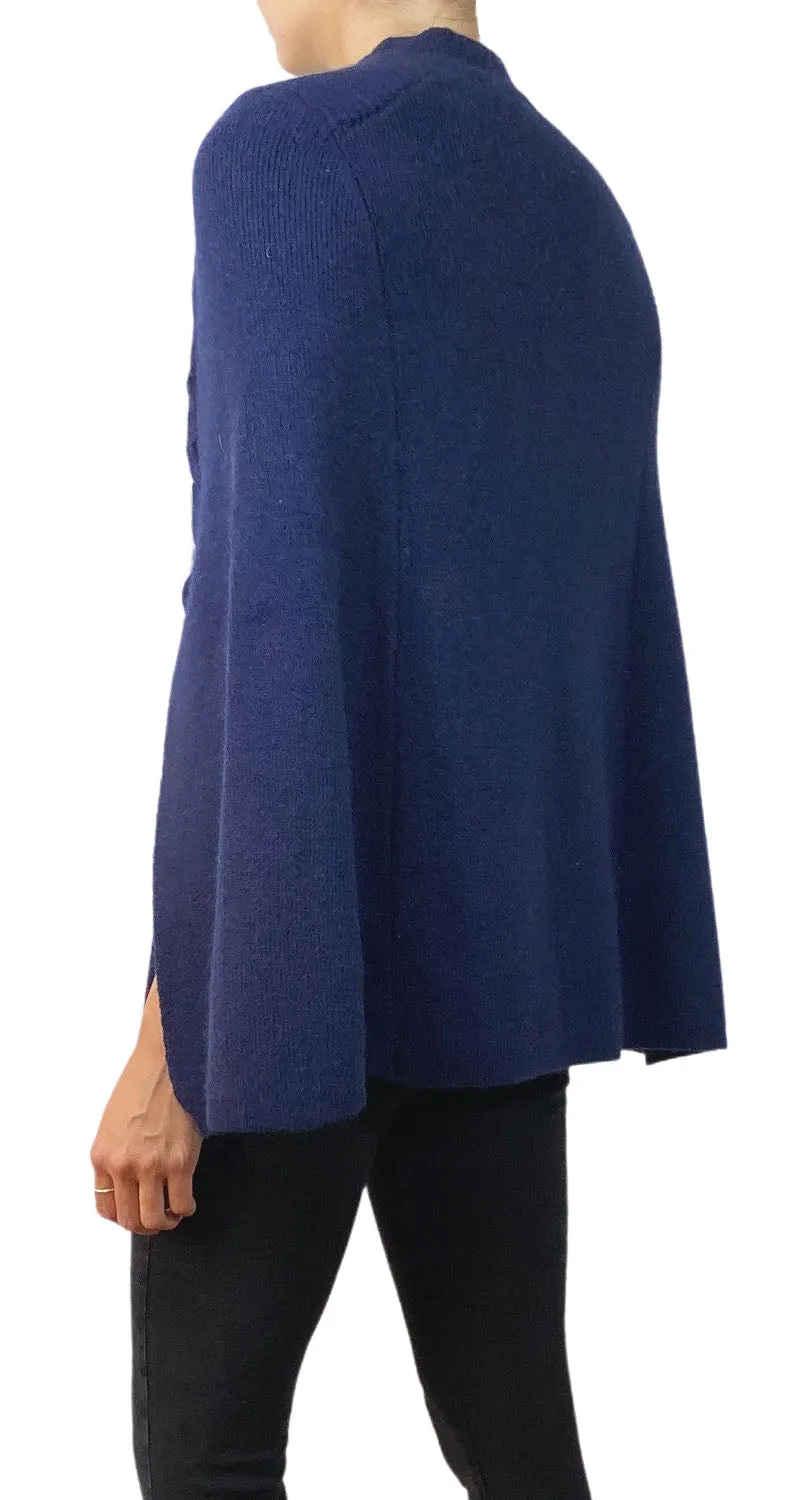 SAVILLE ROW Poncho Azul Marino