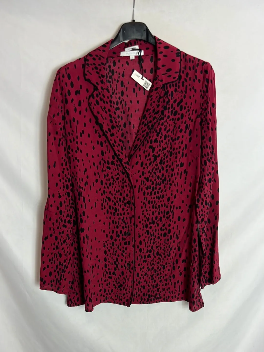 SCALPERS. Total look granate print. T XS/S