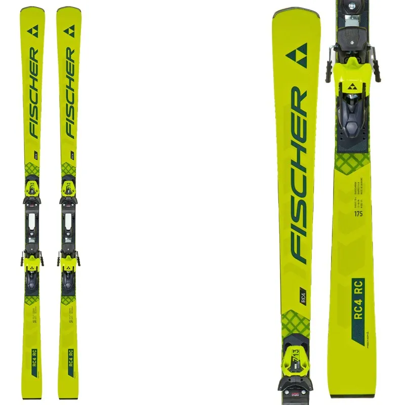 SCI FISCHER RC4 WC RC PRO MPLATE CON ATTACCHI RC4 Z13 FF