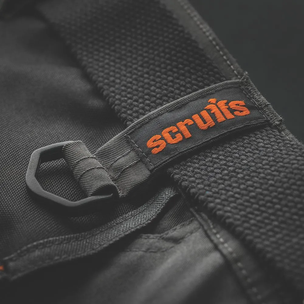 Scruffs Pro Flex Holster, pantalón de trabajo, grafito (cintura 40