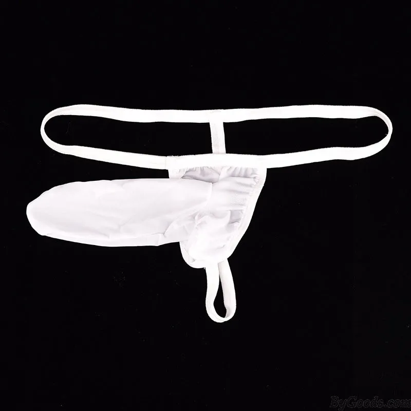 SEXY SHEER MESH ELEPHANT NOSE STYLE HOLLOW BACK UNDERWEAR LONG POUCH LINGERIE TBACK GSTRING THONGS FOR MAN UNDERPANTS 