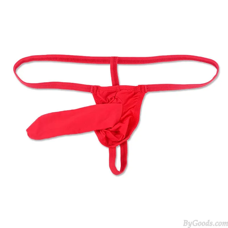 SEXY SHEER MESH ELEPHANT NOSE STYLE HOLLOW BACK UNDERWEAR LONG POUCH LINGERIE TBACK GSTRING THONGS FOR MAN UNDERPANTS 