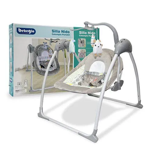 Silla Mecedora Eléctrica con Móvil Bebeglo