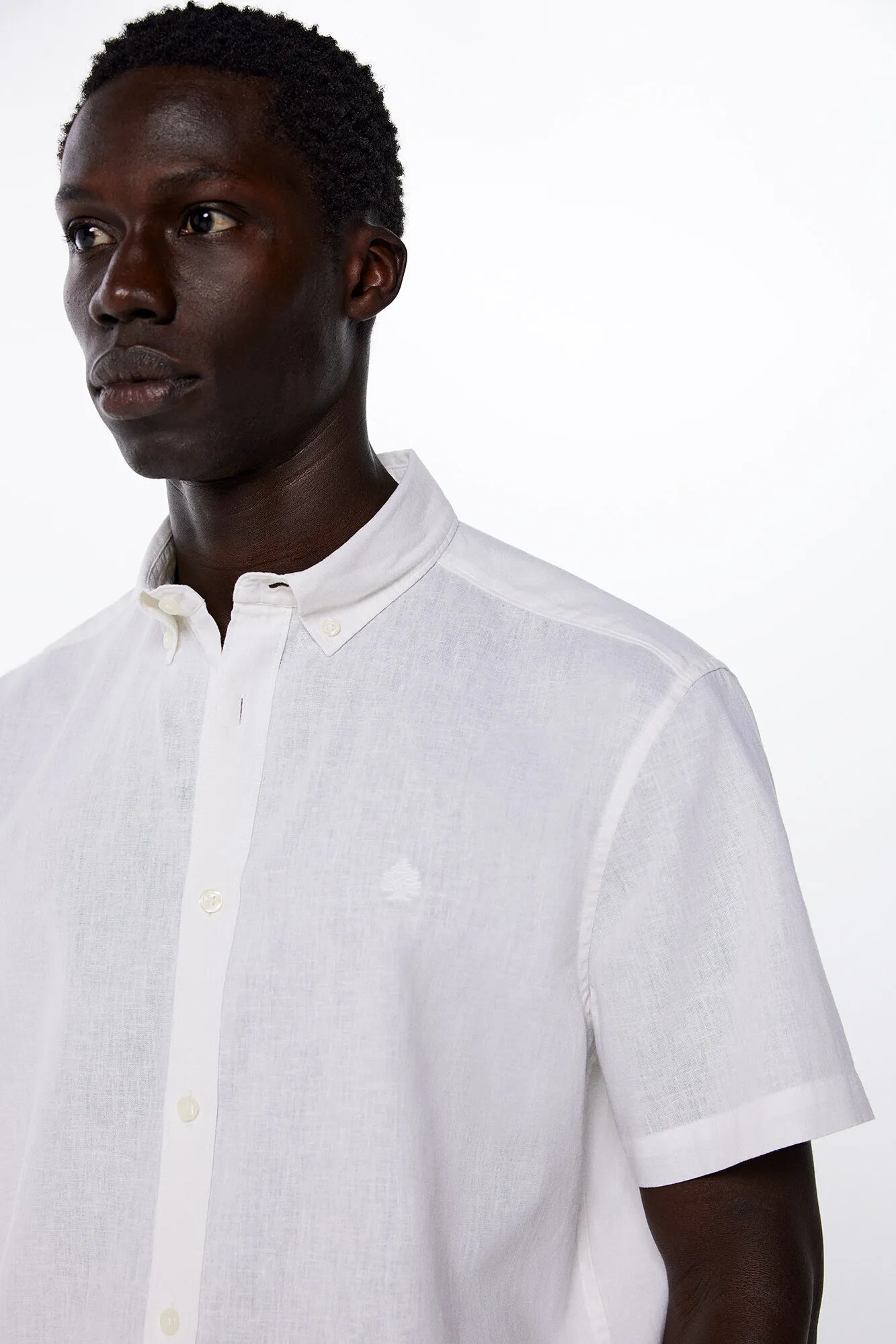 Springfield Camisa manga corta lino