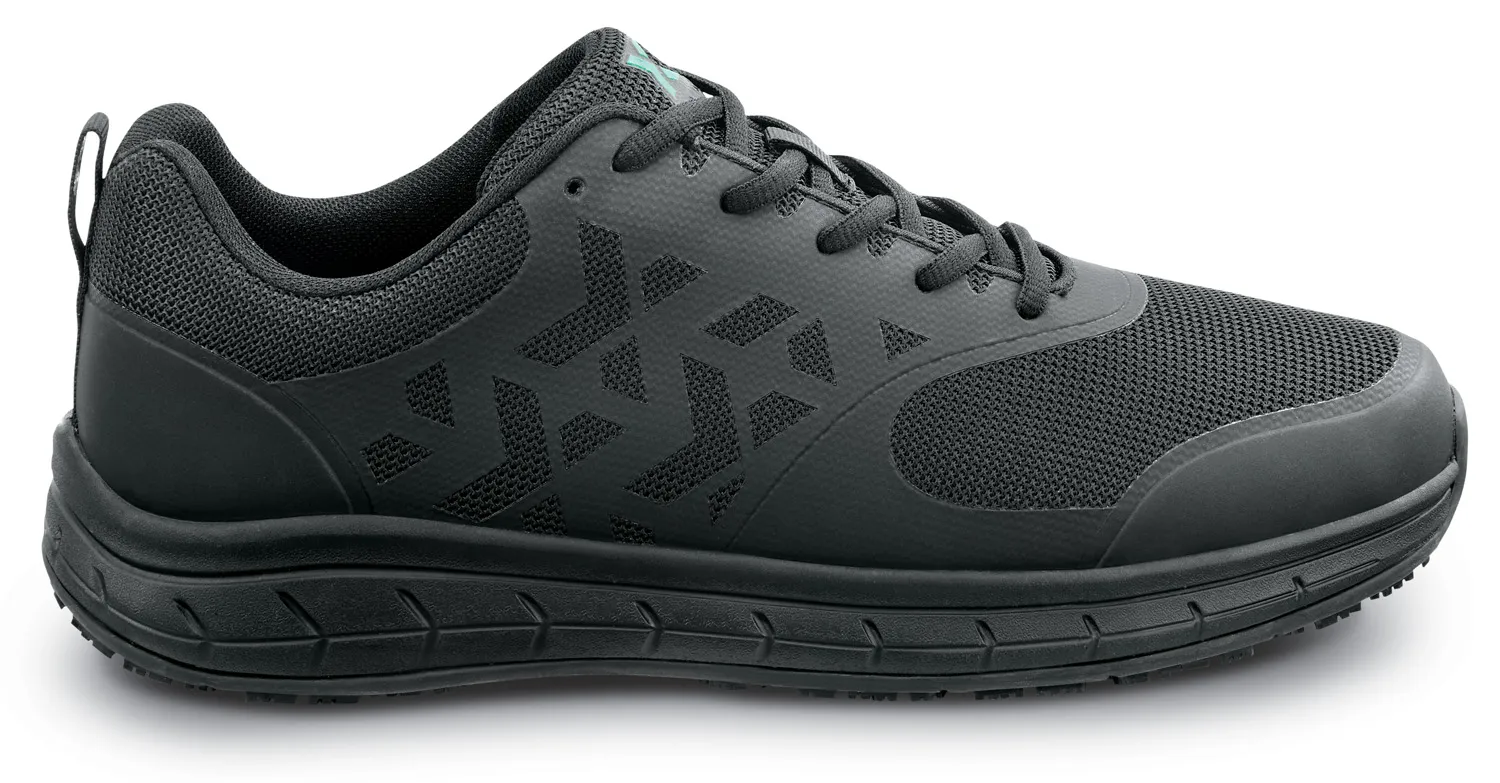 SR MAX Zapato de trabajo con puntera blanda, antideslizante MaxTRAX, estilo atlÒtico, negro, de hombre, SR Max Wake