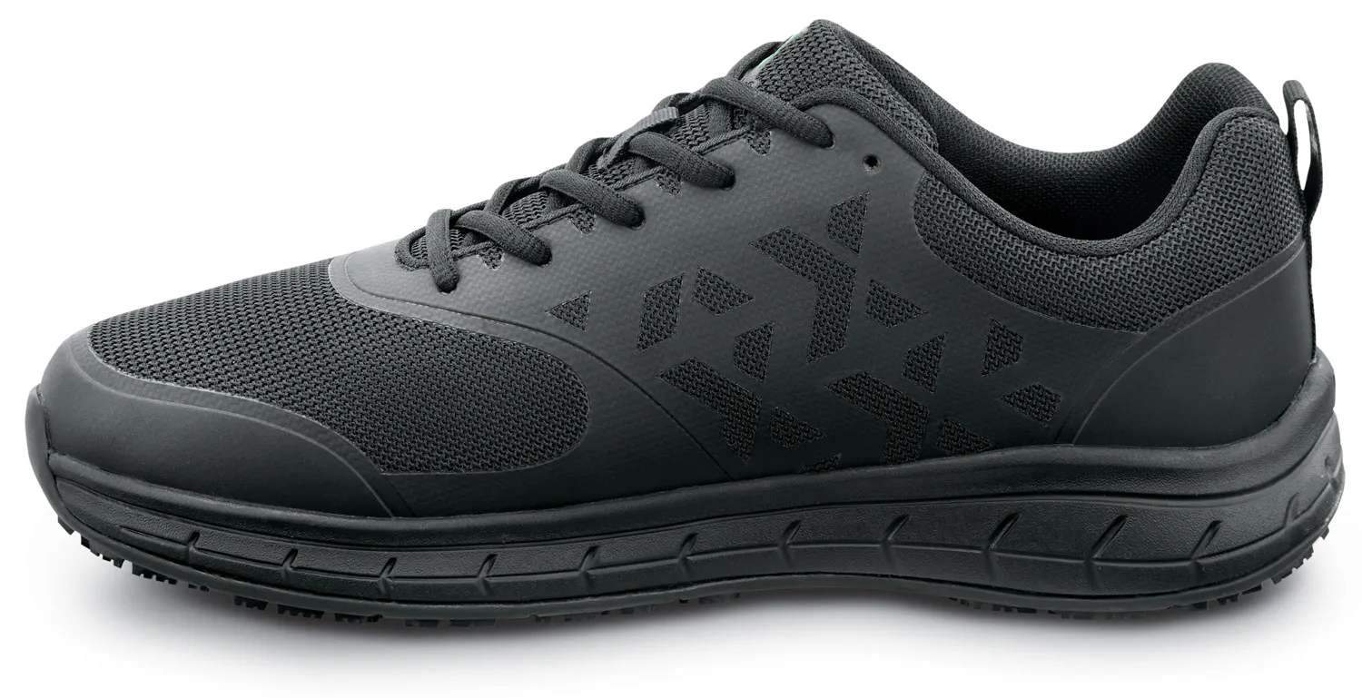 SR MAX Zapato de trabajo con puntera blanda, antideslizante MaxTRAX, estilo atlÒtico, negro, de hombre, SR Max Wake