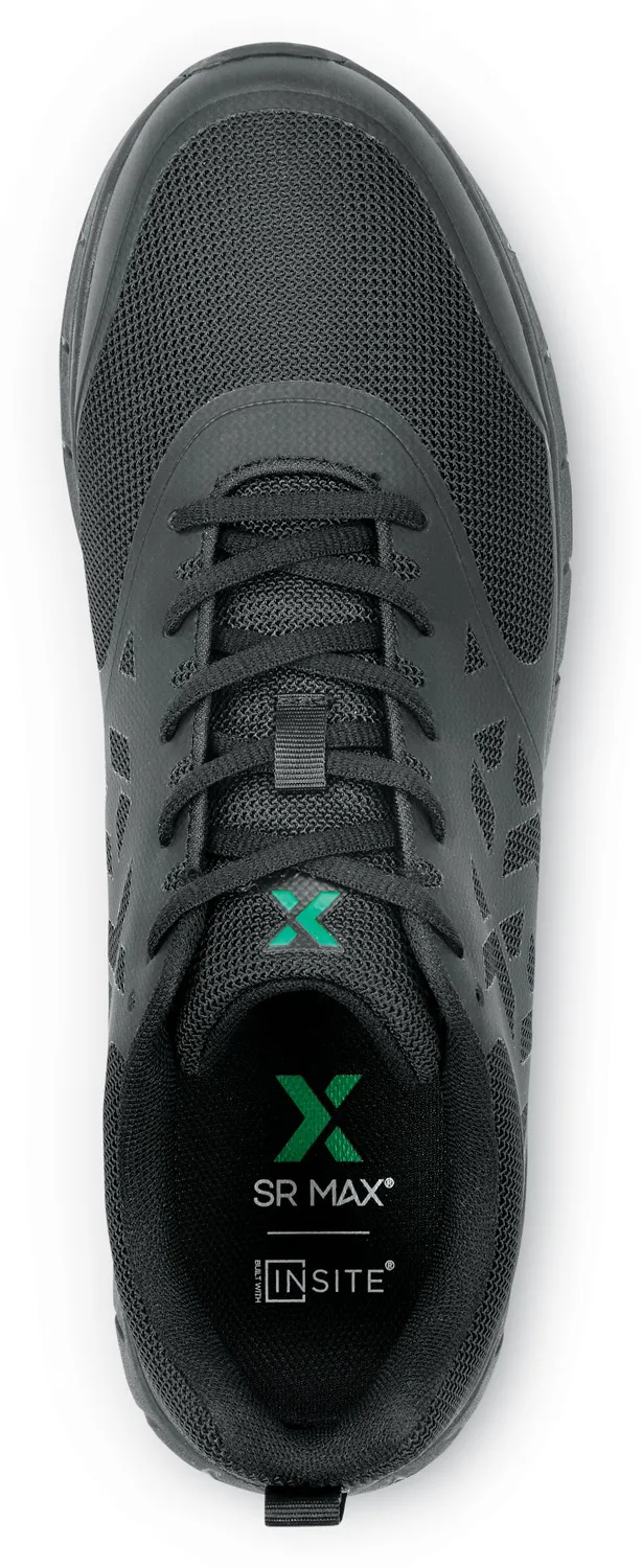 SR MAX Zapato de trabajo con puntera blanda, antideslizante MaxTRAX, estilo atlÒtico, negro, de hombre, SR Max Wake