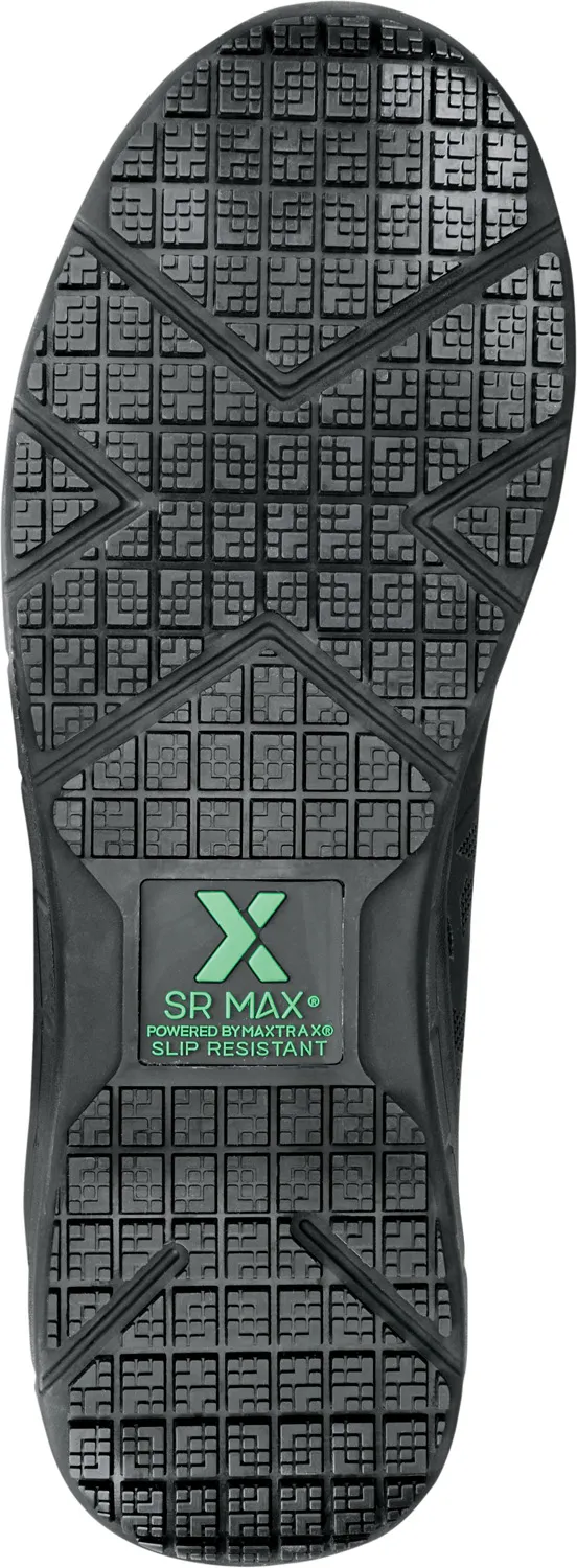 SR MAX Zapato de trabajo con puntera blanda, antideslizante MaxTRAX, estilo atlÒtico, negro, de hombre, SR Max Wake