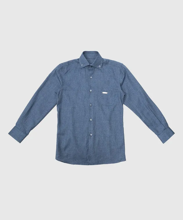 Stefano Ricci Children's blue shirt
