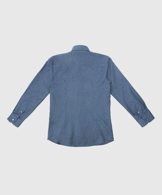 Stefano Ricci Children's blue shirt