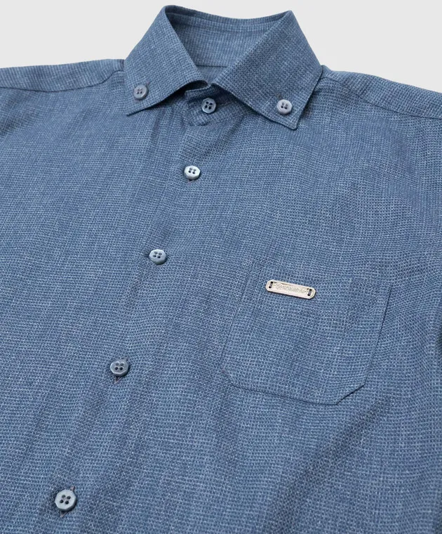 Stefano Ricci Children's blue shirt