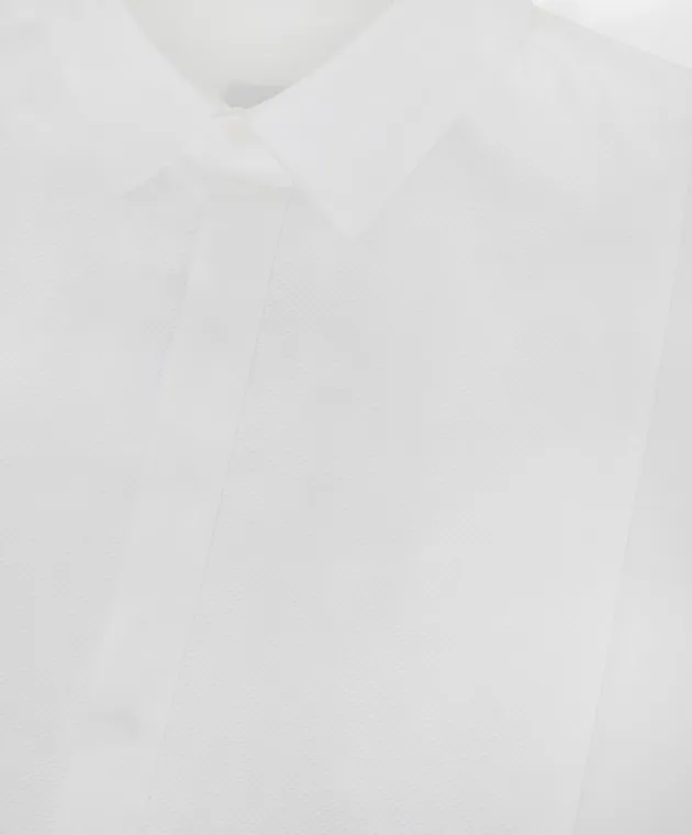 Stefano Ricci Children's white shirt with a pattern