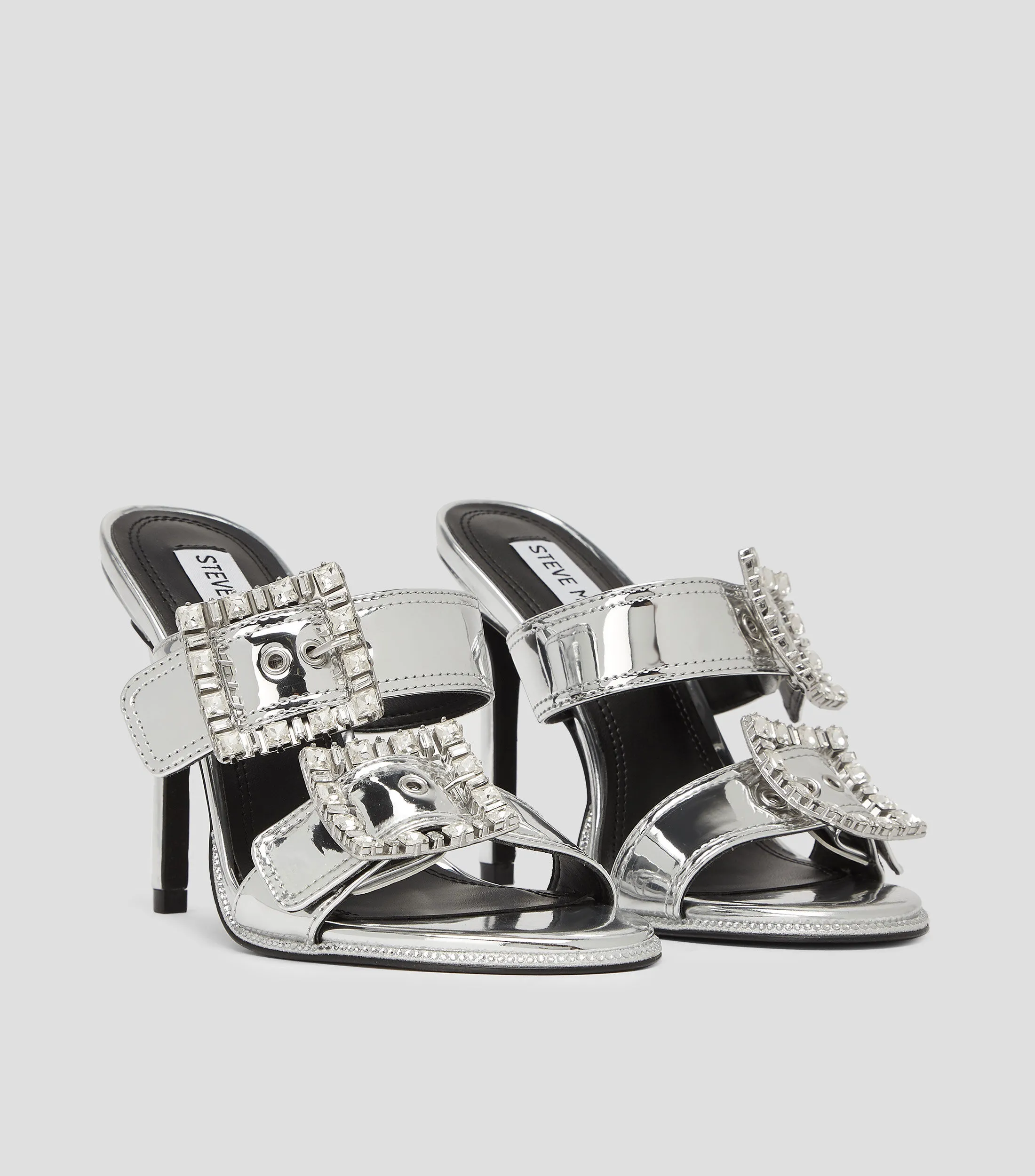 Steve Madden Zapatillas slip on con tacón alto delgado Mujer