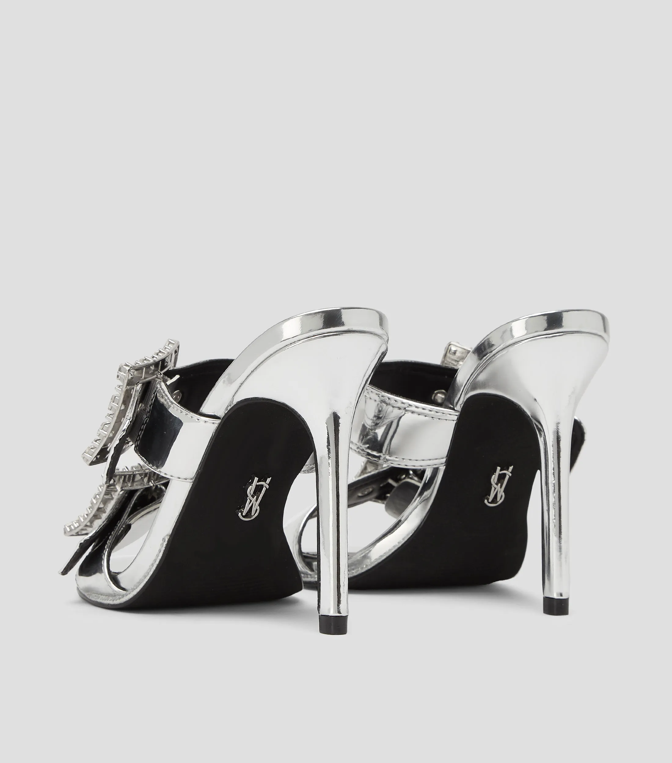 Steve Madden Zapatillas slip on con tacón alto delgado Mujer