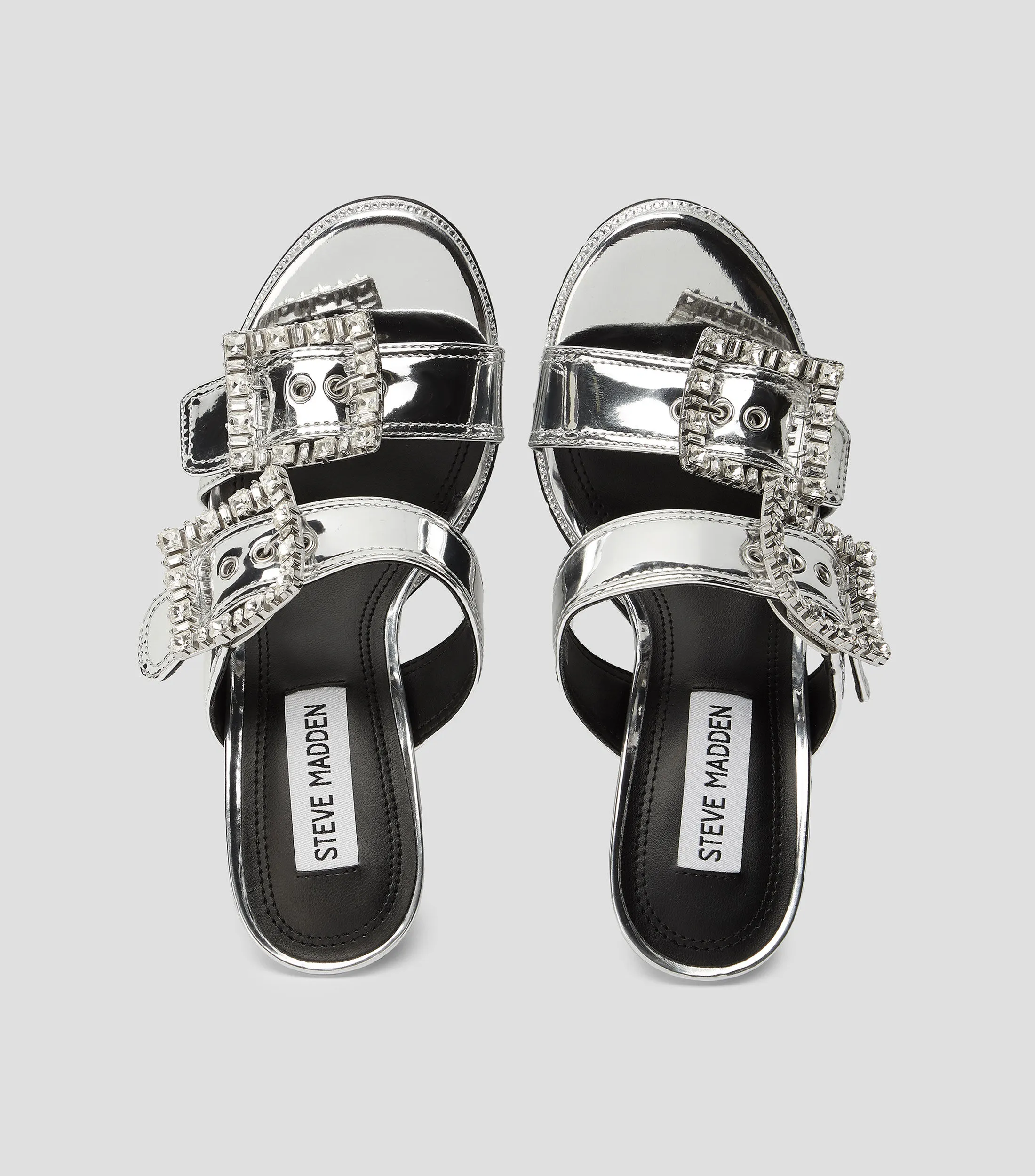 Steve Madden Zapatillas slip on con tacón alto delgado Mujer